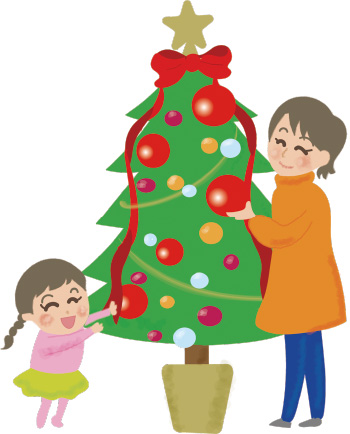 おやまアクション_SDGsに触れてみよう！廃材で作ったオーナメントでクリスマスツリーを飾ろう♪