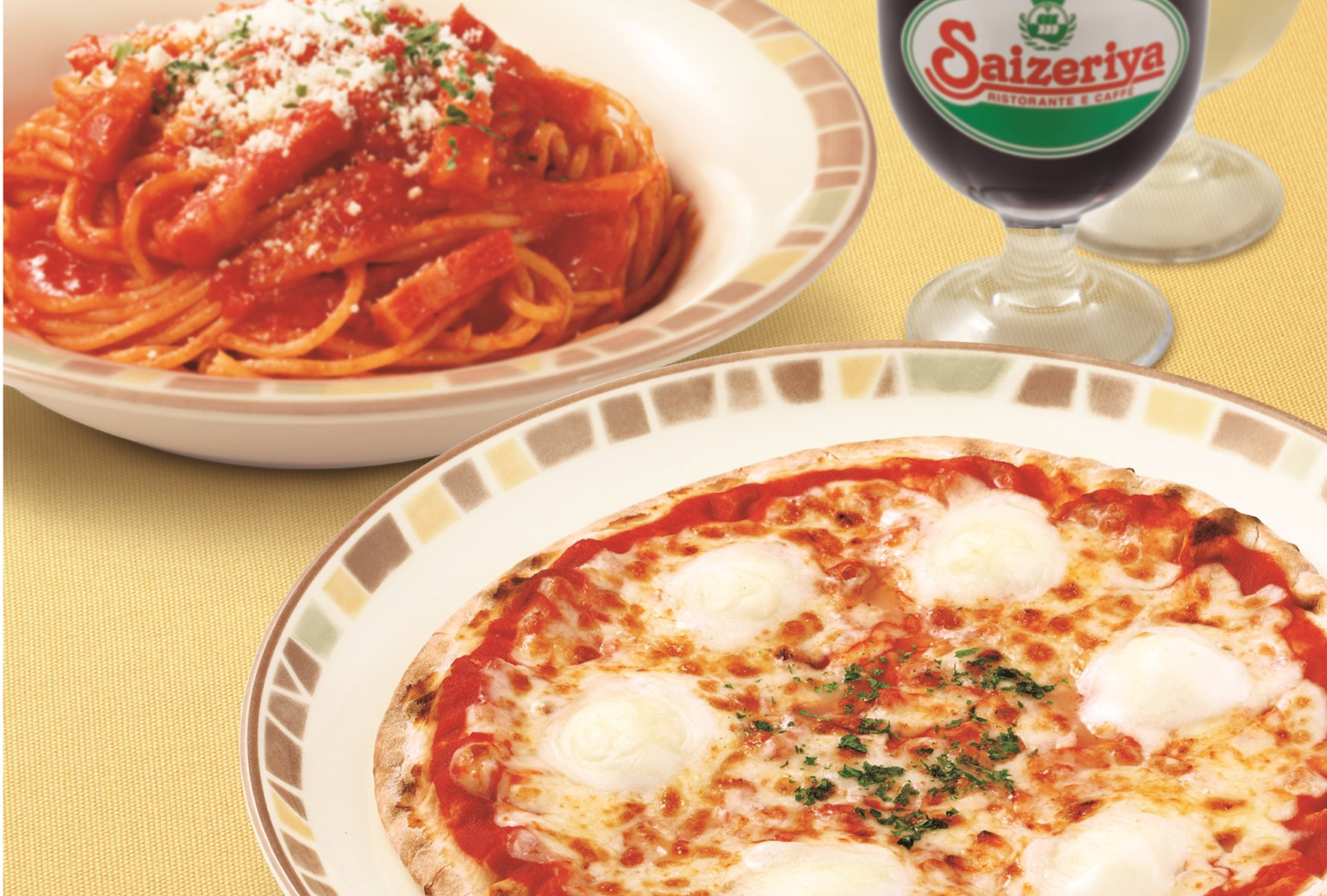 おやまゆうえんハーヴェストウォーク_サイゼリヤ_イタリアンワイン&カフェレストラン