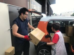 おやまアクション_防災備蓄品の寄贈